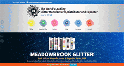 Desktop Screenshot of meadowbrookglitter.com